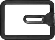Glass Rectangle Pan Lid, Black Safe Rectangle Pan Cover Silicone for Home (12)