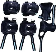 Kisangel Kidproof Protective Gear Elbow Knee Pads Hand Protectors for Skating Outdoor Games