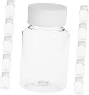 LAPYAPPE 22pcs Clear Plastic Bottles for Liquids Large Mouth Refillable Containers with Caps for Travel Skincare Cosmetics and Medicine Dispenser