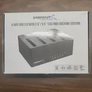 Sabrent 4-Bay USB 3.0 SATA 2.5in/3.5in SSD/HDD Docking Station DS-U3B4