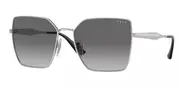 Vogue Eyewear VO4284S Polarized 323/11 Women’s Sunglasses Silver Size 56