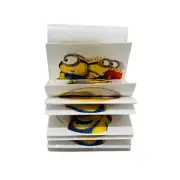 2013 McDonald's Mini Minion Round Decorative Stickers 24 Stickers Total