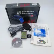 Multi Mode Foldable GPS Receiver Puck Antenna Waas Egnos w/Accessories PC USB