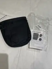 GoldhikRock Climbing Chalk Bag, Black Mesh side pockets & buckle attach on back
