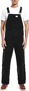 [HISEA] Men's Relaxed Fit Duck Bib Overall with Adjustable Straps and Convenient Tool Pockets