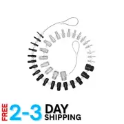 Precision Nut & Bolt Thread Checker - 36 Male/Female Gauges for Accurate Sizing