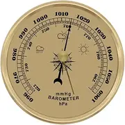 Barometers for The Home，Fishing Barometer，Outdoor Thermometer�?0mm Wall-Mounted Mechanical Home Barometer, 960-1060hpa Manometer, Simple to Read,for Terrace, Warehouse, Fishing Boat/131