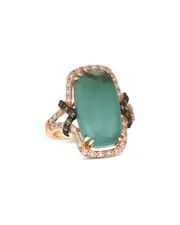 Le Vian Peacock Aquaprase 14K Rose Gold 10.30 ct. tw. Diamond & Aquaprase Ring