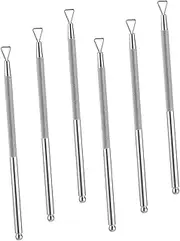 MOTHNUR Complete Nail Tool Set 6pcs Manicure Tools Gel Pusher Scraper Nail Polish Remover Cuticle Care Stainless Steel