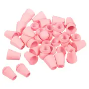Bell End Stopper Cord Rope Lock for Drawstring Bag, Peach Pink 20pcs
