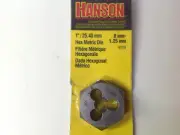 Hanson 8mm - 1.25 Hex Die Nuts (#2007)(B-1-S)