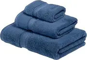 Avilia Set of 3 Bath Towels in Soft and Absorbent Cotton Three Sizes for Face, Guest and Bath Towel – Resistant to Frequent Washes and Quick Drying