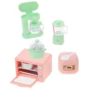Kitchen Appliances Model Mini Utensils Miniature Accessories Doll House Set