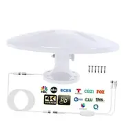 Outdoor TV Antenna Amplified Digital HD TV Antenna with Long Range Reception,