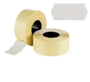 White Price Gun Labels 26x12mm CT4 Various Quantities Lynx Puma Motex Avery Meto