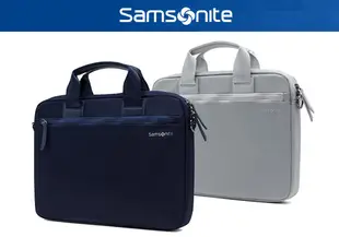 Samsonite DENDI-ICT BP5＊002- 銀灰色/暗藍色 13.3吋 筆電手提包 強強滾生活