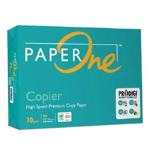 PAPER ONE 70P A4 LS A3 B4 B5 多功能紙 影印紙 (1箱5包) 高級 進口 紙張 影印