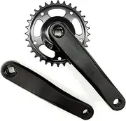 Exercise Bike Crank， Crankset Single Speed 32T 170mm Road Bike Folding Bike Fixed Gear Sprocket Cruisers Chainwheel Aluminum Alloy Accessorie 01