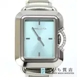 TIFFANY & CO. 蒂芙尼手錶方塊 SMILE 微笑鑽石 日本直送 二手
