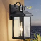 Motion Sensor Outdoor Lights Wall Mount Dusk to Dawn Outdoor Black Exterior L...