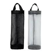 Hanging Holder Tash Mesh Storage Organizer Garbage Bags Plastic Bag Dispenser