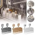 Suction Cup Bathroom Shelf Shower Caddy Basket No Drilling Organizer C6D0 X0C4