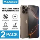 2X Anti-Glare Matte Tempered Screen Protector F iPhone 16 15 14 13 12 11 Pro Max