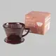 日本CAFEC 扇形陶瓷濾杯1-2杯-橘色《WUZ屋子》扇形 陶瓷 濾杯 咖啡濾杯 咖啡
