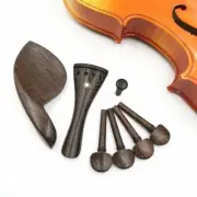 violin part,High quality 1 sets wenge violin fittings 4/4