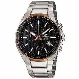 在飛比找遠傳friDay購物優惠-CASIO EDIFICE 極簡俐落計時運動錶-金框