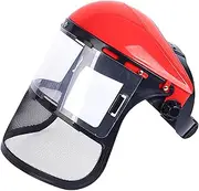 Work Site Face Shield - Mowing Lawn Face Cover, Mesh Type heads Cover | Breathable Mesh Type Protective Face Shield, Rotective Heads Cover With Dust Face Shield, Cover For Construction, Forestry Work