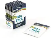 Retail Pack of 12 - Bostik Blu-tack Mastic Adhesive Non-Toxic White 60g Ref 801127