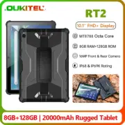 20000mAh OUKITEL RT2 Rugged Tablet 4G 10.1'' FHD+ 8GB+128GB Octa Core 33W Charge