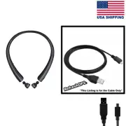 LG Tone Infinim HBS-F110 Bluetooth Headphone USB Cable Transfer Cord Replacement