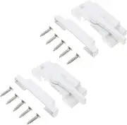 HOMSFOU 2Sets Sturdy Theft Home Sash Locks for Sliding Windows Easy Installation Security Locks Durable Design for Enhanced Safety and Window Security