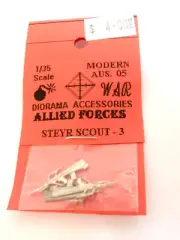 Kerroby Models whitemetal 1/35 Australian Steyer Scout detail. Pkt 3. MAUS5