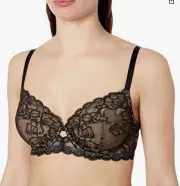NEW Calvin Klein Seductive Comfort Unlined Lace Bra QF1741-001 44D