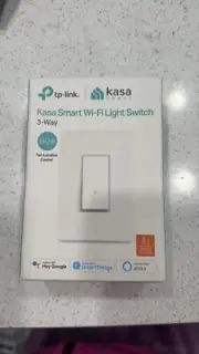 NEW Kasa Smart Wi-Fi Light Switch 3 Way HS210 2.4GHz Wi-Fi - Needs Neutral Wire