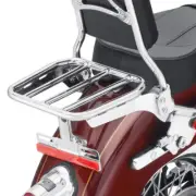 Chrome Sport Luggage Rack For 2018-2024 Harley Heritage Classic Softail Deluxe