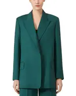 Max Mara Wool Peak Lapel Blazer