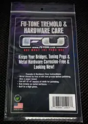 FU-Tone Tremolo & Hardware Care NEW! EXCLUSIVE! Cleaning Kit w Treated Cloth