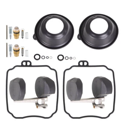 For Yamaha XVS650 V-STAR 1998-2015 2 Set Carburetor Repair Kit Rebuild Float