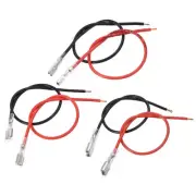 30Pcs Female Spade Crimp Terminal, Home Wire Connector(0.25&0.11&0.19")