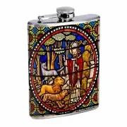 Religion Animals Em1 8oz Stainless Steel Flask Drinking Whiskey Liquor