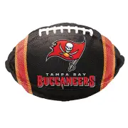 Anagram Tampa Bay Buccaneers 21" Football Football Foil Jr Shape Balloon, Bla...