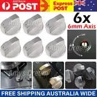 6pcs Gas Stove Knobs Home Kitchen Cooker Oven Cooktop Metal Switch Control MEL