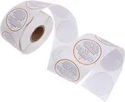 500Pcs Candle Warning Safety Stickers Decals for Candle Jars Containers Easy Peel Stick Warning Labels for Candle Making Safety Instructions