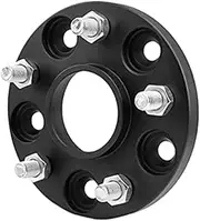 Yurefax Wheel Spacers 5x114.3 Hubcentric 70.5 15mm 20mm 25mm Aluminum Wheel Spacer Adapter, for Ford, for Mustang, Car Accessories Separadores Wheel Spacer Kit(Black 1pcs 25mm)