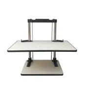 Height Adjustable Standing Desk Sit to Stand Tabletop Monitor Riser Workstation