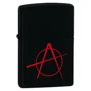 Zippo Windproof Lighter Anarchy Black Matte